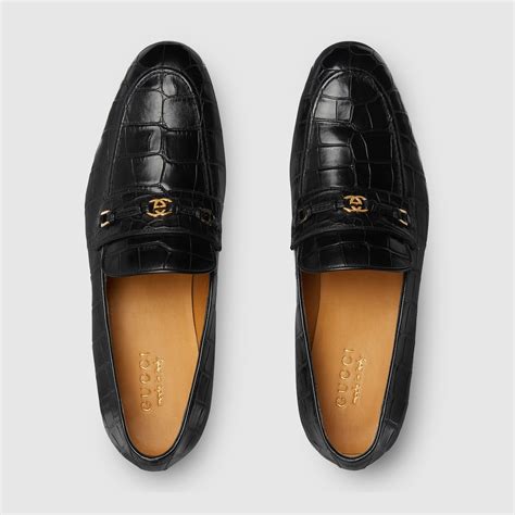gucci men's loafer with interlocking g